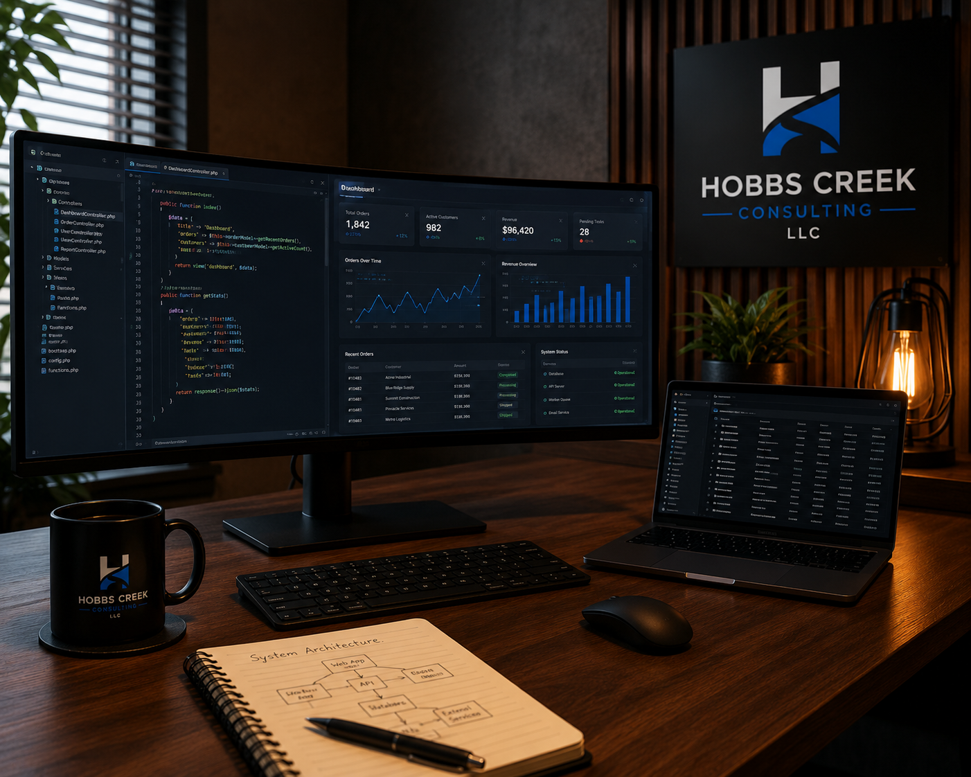 Custom software and backend systems development